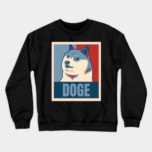 Doge Cheems Dog Poster Crewneck Sweatshirt